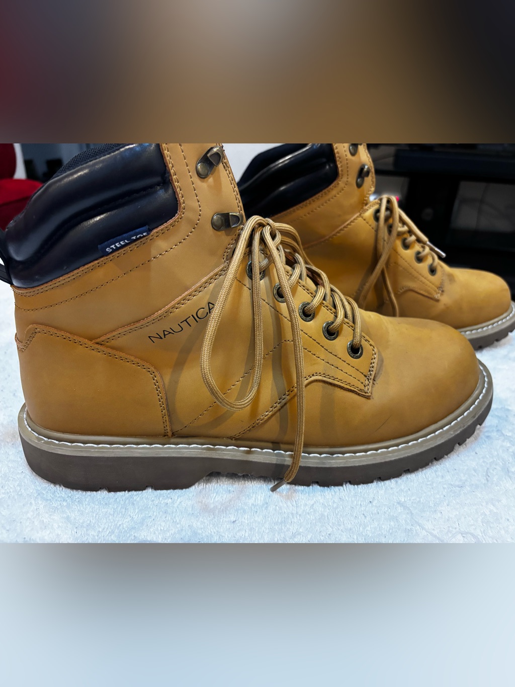 Brand New Nautica Steel Toe Boots  Size 12 Box 69